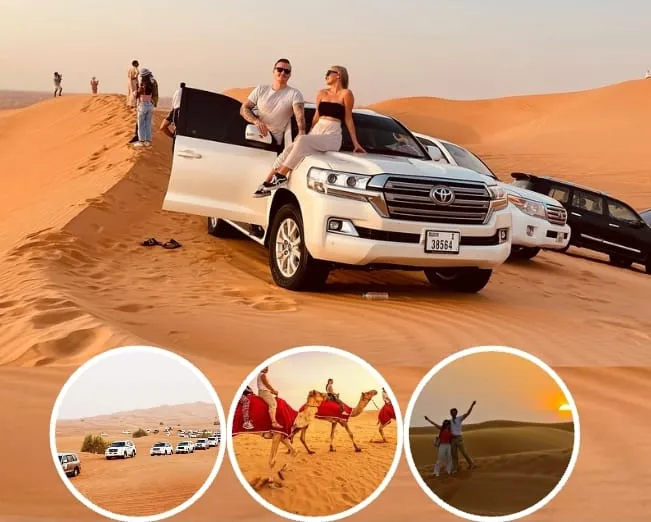 4x4 dune bashing adventure on red sand dunes in Dubai